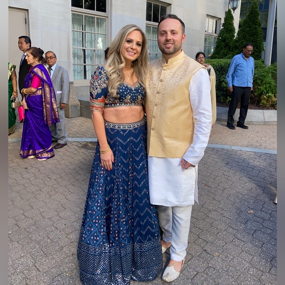 Kurta Bundi Nehru Jacket Set & Shoes - Picture 6 of 7